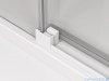 Ronal Cadura White Line kabina Walk in 180cm prawa ze ścianką przesuwną profile biały mat CAW2D1800907